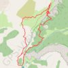 Trace GPS Les Fentes du Parquet Voie de l'Eclair (Vercors), itinéraire, parcours