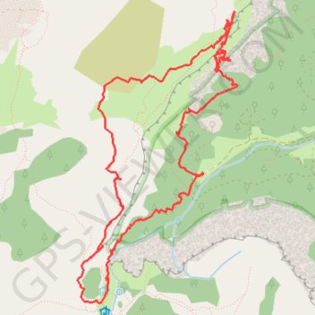 Trace GPS Les Fentes du Parquet Voie de l'Eclair (Vercors), itinéraire, parcours