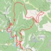 Trace GPS La haute Levade - Portes (Tours à Charbon), itinéraire, parcours