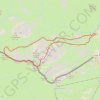Trace GPS Pics Canaourouye, Peña Blanca, Anéou depuis la cabane d'Araillé (crampons), itinéraire, parcours