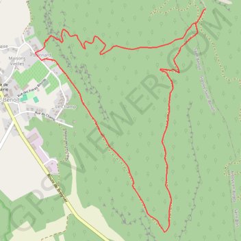 Trace GPS Belvédère de Saint-Julien, itinéraire, parcours