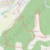 Trace GPS Grande boucle de la Glène - Roquecourbe, itinéraire, parcours