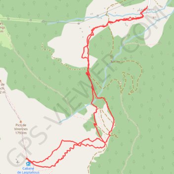 Trace GPS Cap de l'Empaillou, itinéraire, parcours