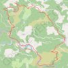 Trace GPS De Pont de Chervil, circuit de Glo, Chalencon, le Vigneron et "Dolce Via", itinéraire, parcours