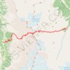 Trace GPS Eau Rousse - Valnontey, itinéraire, parcours