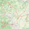 Trace GPS Szerencs - Miskolc, itinéraire, parcours