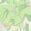 Trace GPS Coteau Vannage (Courchaton, accolans), itinéraire, parcours