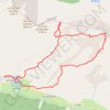 Trace GPS Crete de peyre niere, itinéraire, parcours