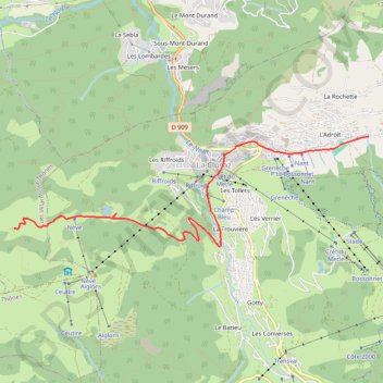 Trace GPS Montée à l'alpage, itinéraire, parcours