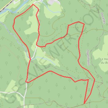 Trace GPS Chemins du Cœur des Vosges - Bois Banis, itinéraire, parcours