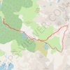 Trace GPS Plagne Vaumard, Passage Brabant, itinéraire, parcours