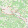 Trace GPS Jarnac, circuit exploration (itinéraire touristique), itinéraire, parcours