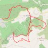 Trace GPS Roquefort-la-Bédoule - Chapelle Saint-André, itinéraire, parcours