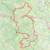 Trace GPS Cornes d'Urfé CDTE Loire, itinéraire, parcours