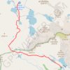 Trace GPS Encantats - Amitges-Saboredo, itinéraire, parcours