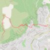 Trace GPS Baou de la Gaude, itinéraire, parcours