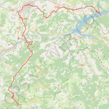 Trace GPS GR653D De Savines-le-Lac (Hautes-Alpes) à Saint Geniez (Alpes de Haute-Provence), itinéraire, parcours