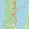Trace GPS Lac de Maubuisson, itinéraire, parcours