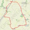 Trace GPS À vélo autour de Denonville, itinéraire, parcours