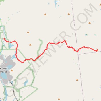 Trace GPS Allen Mountain, itinéraire, parcours