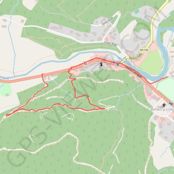 Trace GPS Walk by Betws-y-coed, itinéraire, parcours