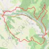 Trace GPS Montricoux-Bruniquel-Saint Maffre, itinéraire, parcours