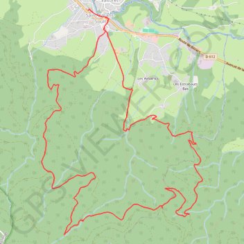 Trace GPS Le sentier des Gentilshommes Verriers - Saint-Amand-Soult, itinéraire, parcours