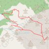 Trace GPS Pico Cotiella et dépendances depuis le collado de Santa Isabel, itinéraire, parcours