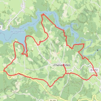Trace GPS Le Velay des 3 Rivières - La Borie - Chenereilles, itinéraire, parcours