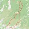 Trace GPS Les Esfourniaux-Villars les Apt, itinéraire, parcours