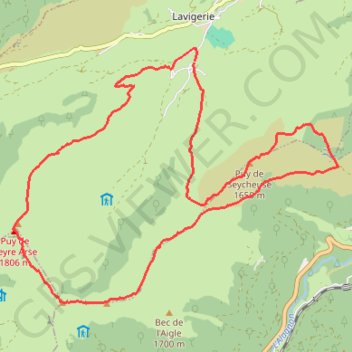 Trace GPS Ronde du Puy Mary, itinéraire, parcours