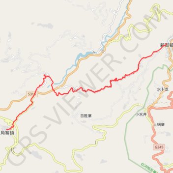 Trace GPS Yunnan - A travers les villages Hani, itinéraire, parcours