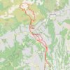Trace GPS Plan des Noves - Blaquieres, itinéraire, parcours