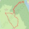 Trace GPS Pic de Chérue en circuit par les crêtes depuis Pont de la Sagette, itinéraire, parcours