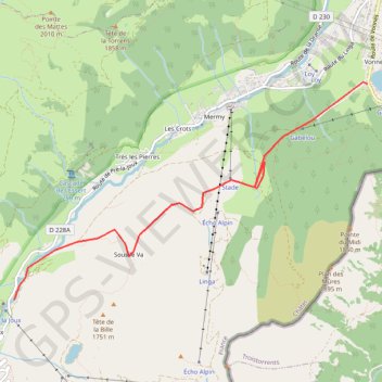 Trace GPS Randonnée du 21/03/2023 à 12:10, itinéraire, parcours