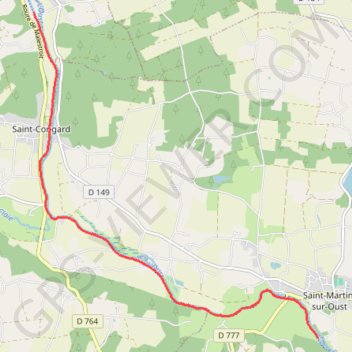 Trace GPS Petite course le long du canal, itinéraire, parcours