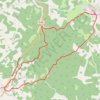Trace GPS Nadaillac - Le Gouffre de Leyge, itinéraire, parcours