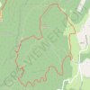Trace GPS Autour du Bois de Glaize - Montagne du Tournier, itinéraire, parcours