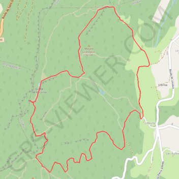 Trace GPS Autour du Bois de Glaize - Montagne du Tournier, itinéraire, parcours