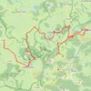 Trace GPS Médille - Le Moulinou, itinéraire, parcours
