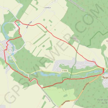 Trace GPS Sonchamp (78 - Yvelines), itinéraire, parcours