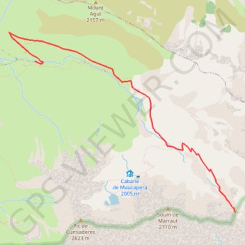 Trace GPS Col de Pierrefitte, itinéraire, parcours