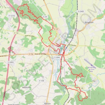Trace GPS Rando Pons, itinéraire, parcours