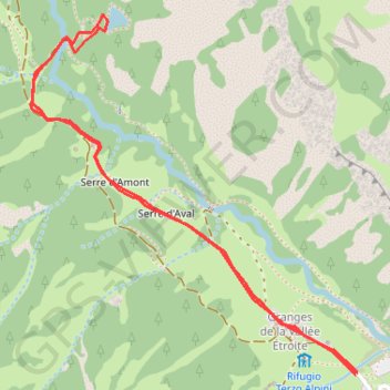 Trace GPS Lac Vert (Vallée Étroite), itinéraire, parcours