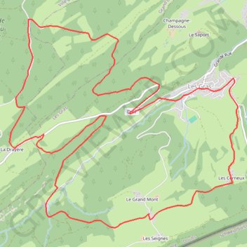 Trace GPS Val de Morteau - Les Gras, itinéraire, parcours