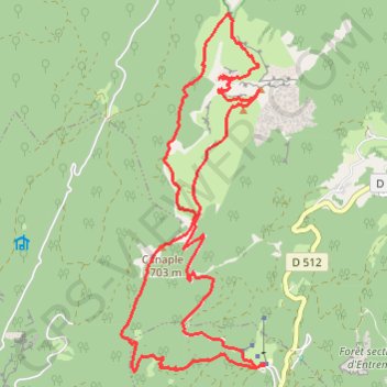 Trace GPS Tour du Charmant Som, itinéraire, parcours