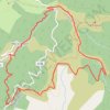 Trace GPS Montagne du Liron, itinéraire, parcours
