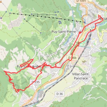 Trace GPS Puy Chalvin, itinéraire, parcours