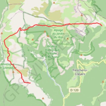 Trace GPS De Châtillon à Combeau, itinéraire, parcours