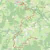 Trace GPS Avallon / Quarré-les-Tombes, itinéraire, parcours